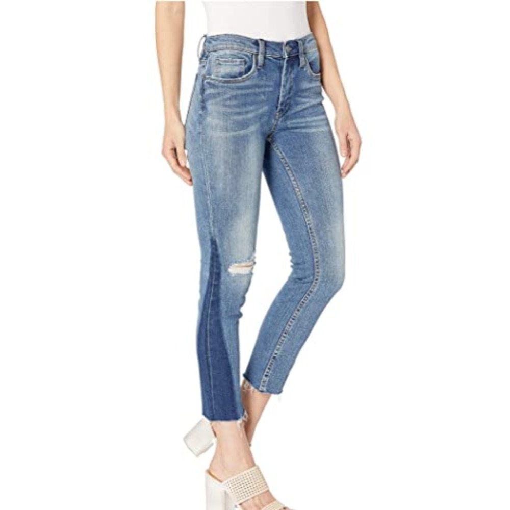 BLANK NYC high rise crop jeans size 28